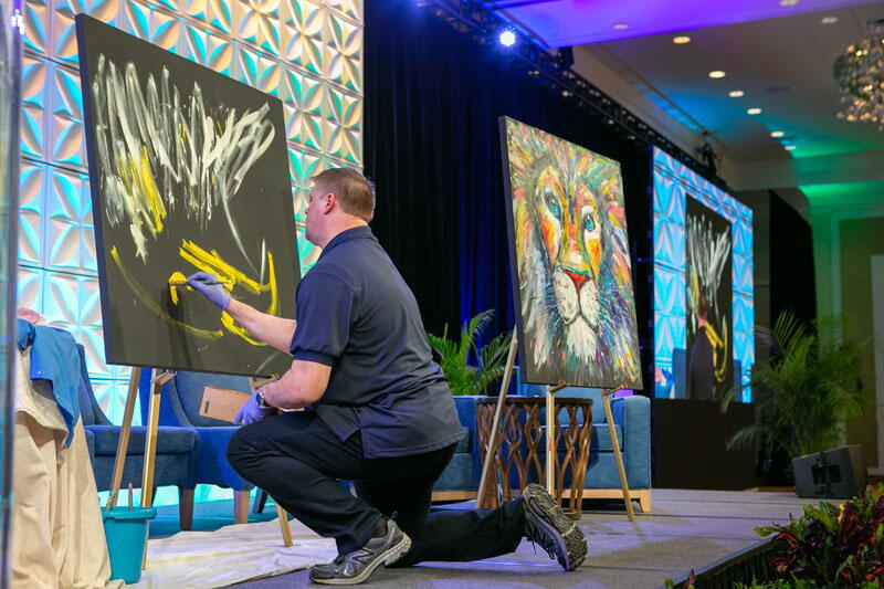 Performance Art Motivational Keynote Speaker Sam Glenn